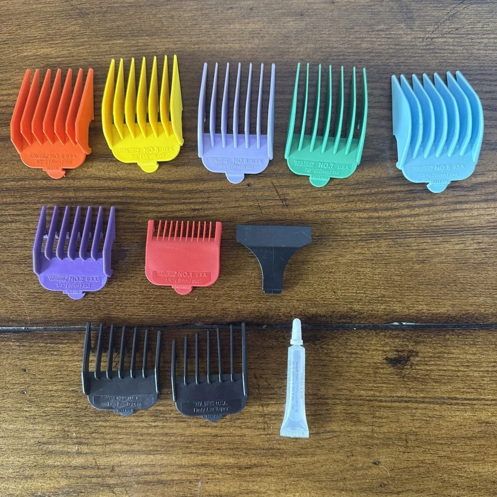 Wahl Color Code 16-Piece Haircut Kit White/Black Clippers Model 79400 USA